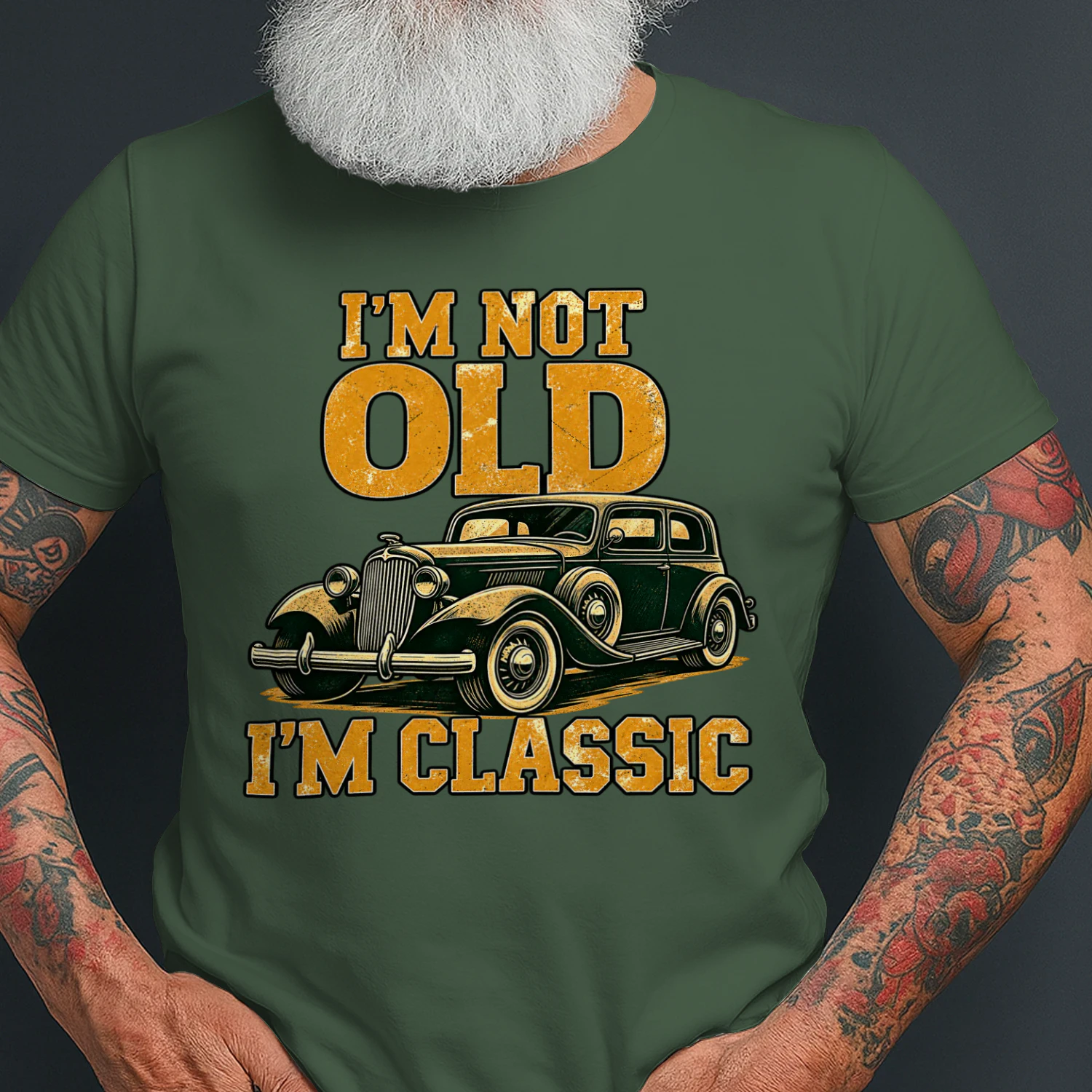 "I'm Not Old, I'm Classic" Vintage Car Mug