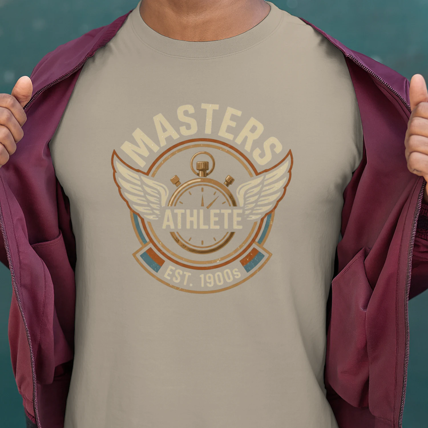 "Masters Athlete" Vintage Crest Apparel Collection