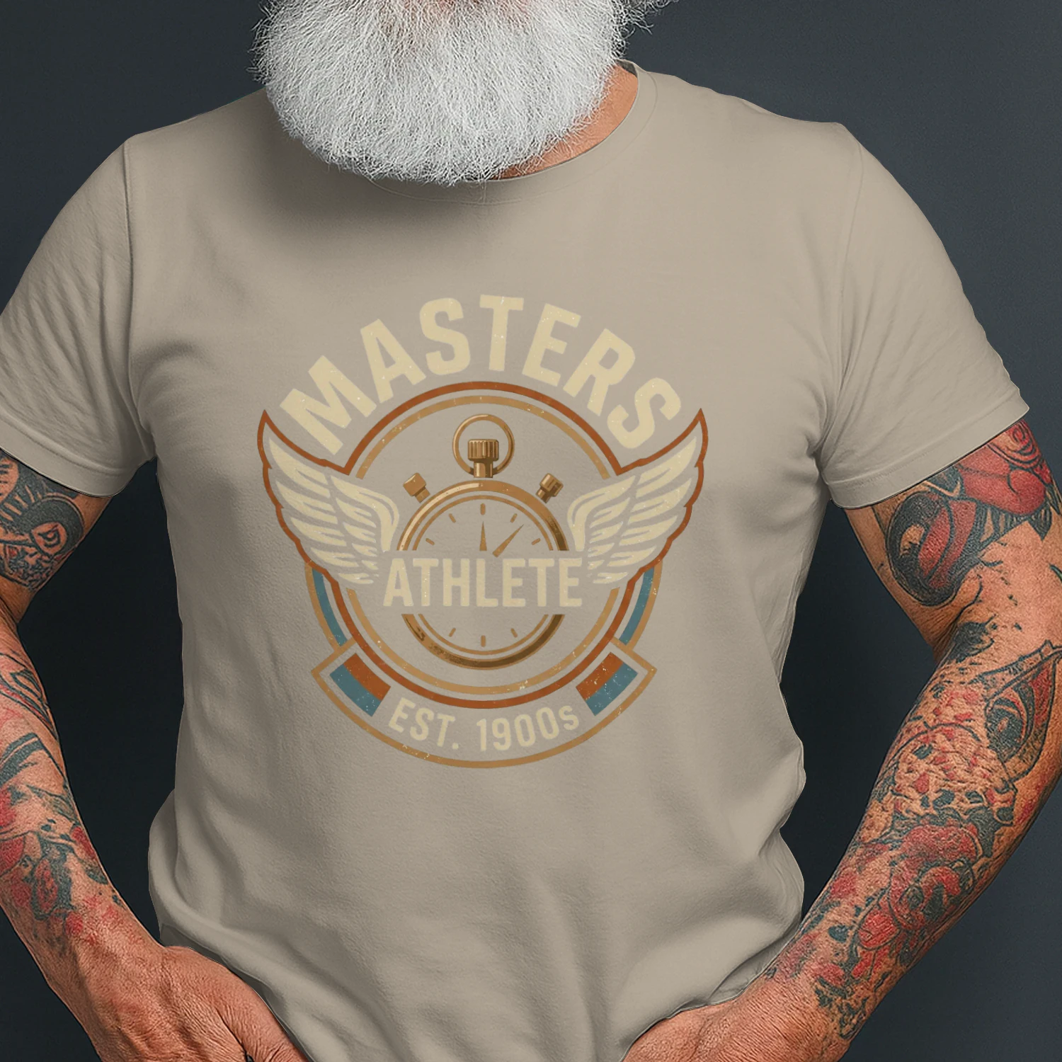 "Masters Athlete" Vintage Crest Apparel Collection