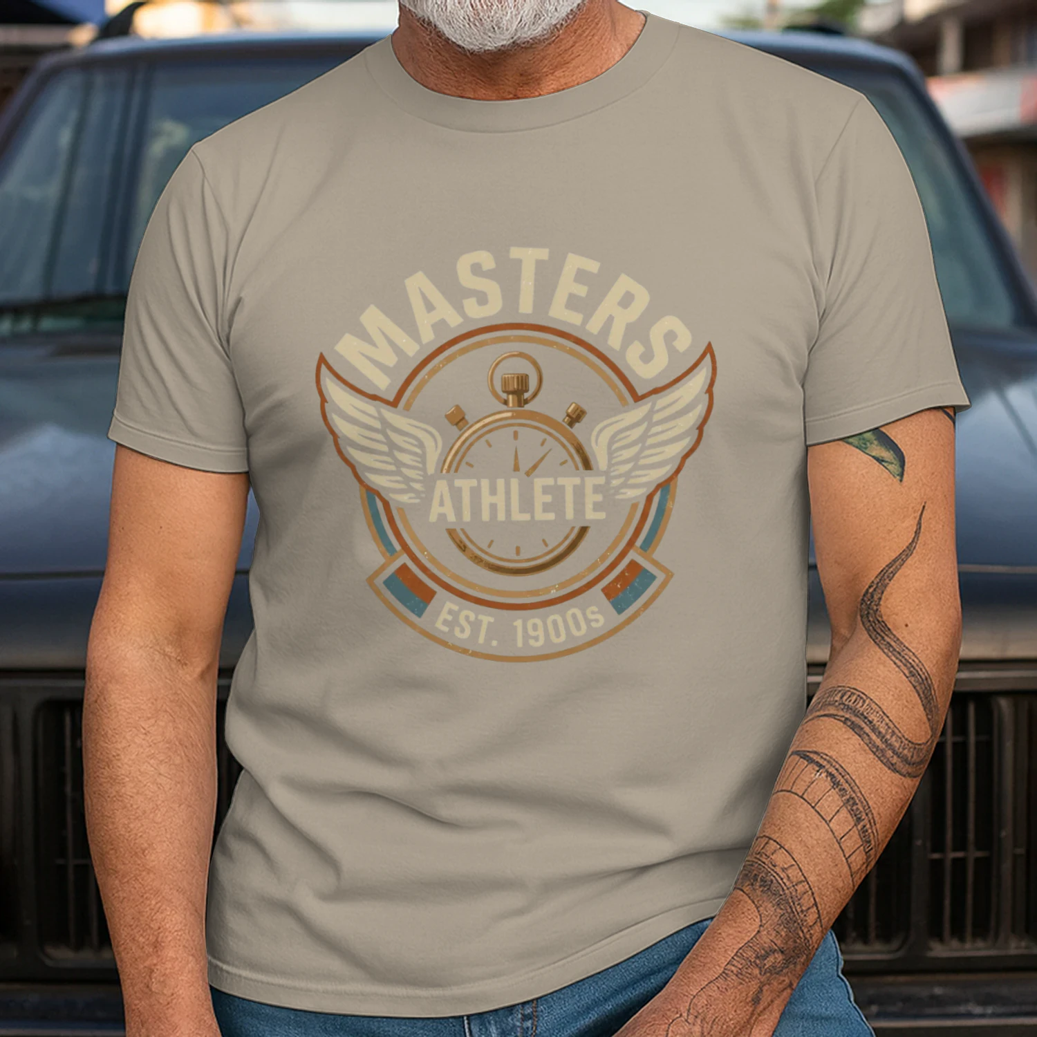"Masters Athlete" Vintage Crest Apparel Collection