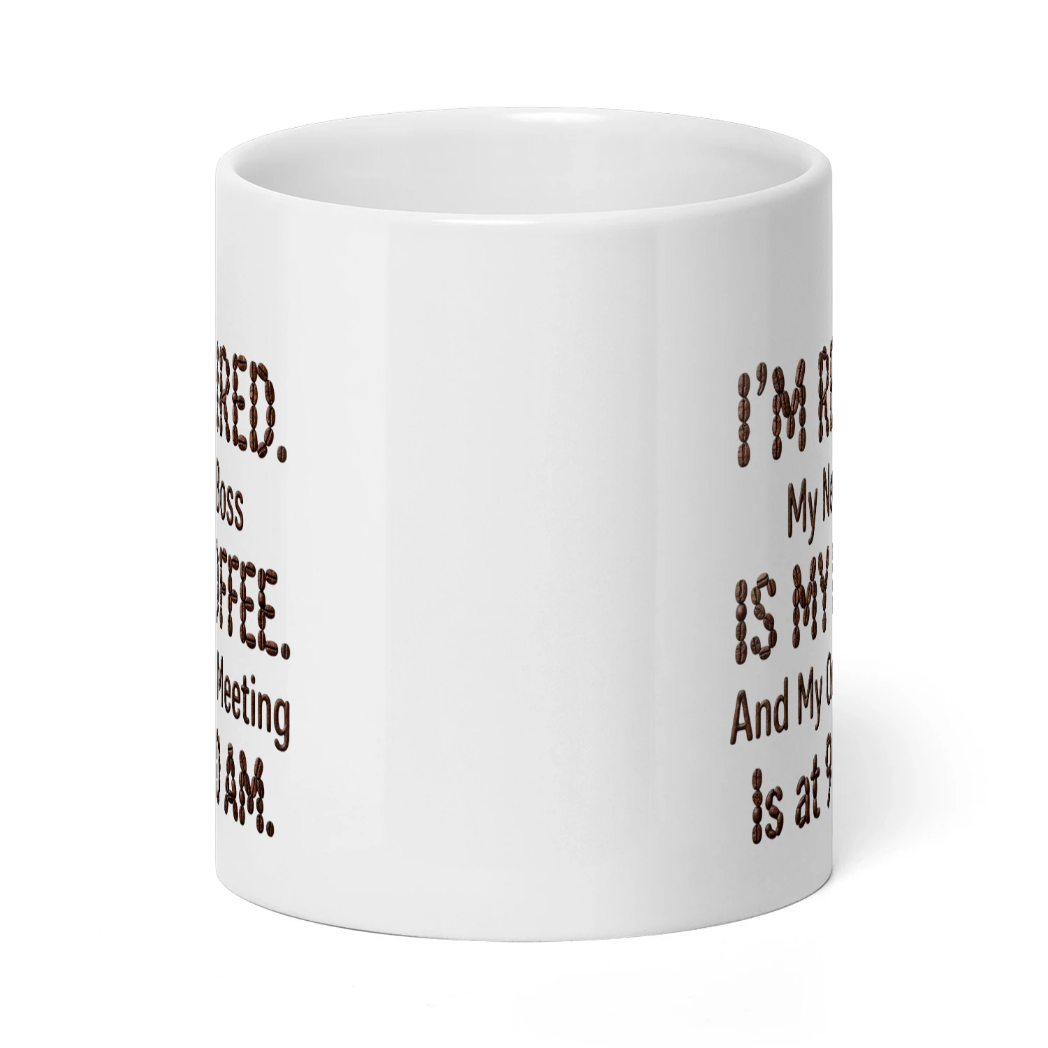"I'm Retired, Coffee is My New Boss" Funny Retirement Mug