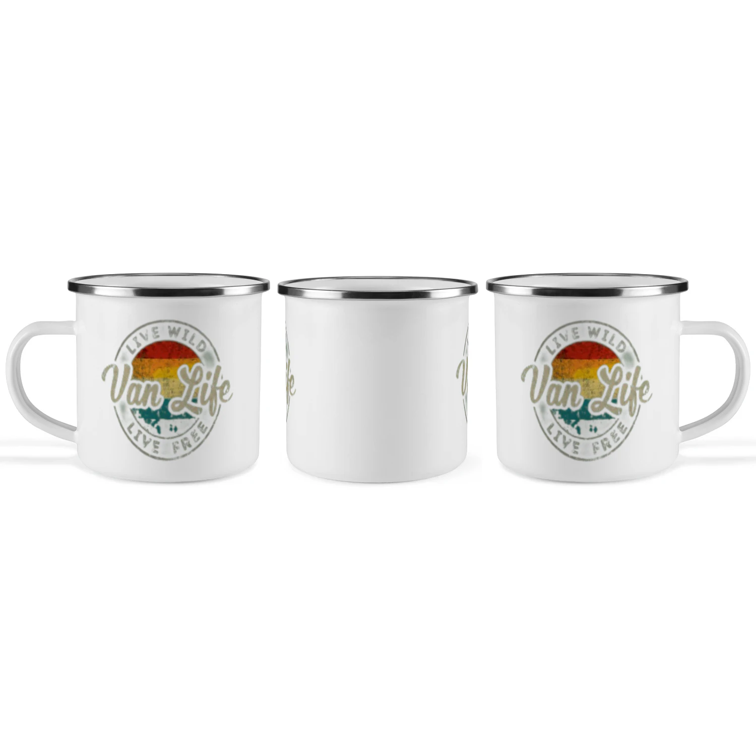 "Van Life - Live Wild Live Free" Adventure Mug Collection