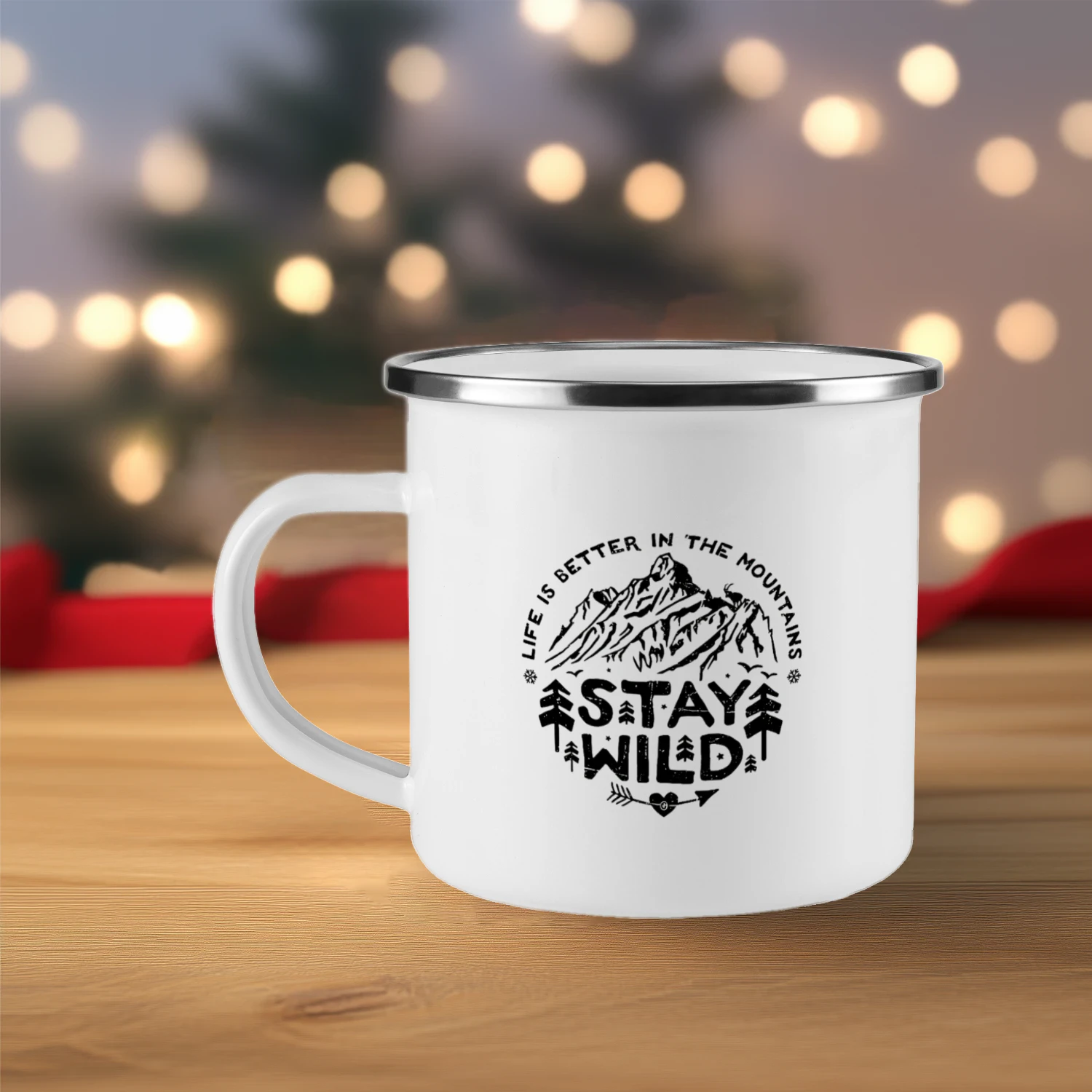 "Stay Wild" Mountain Adventure Coffee Mug Collection