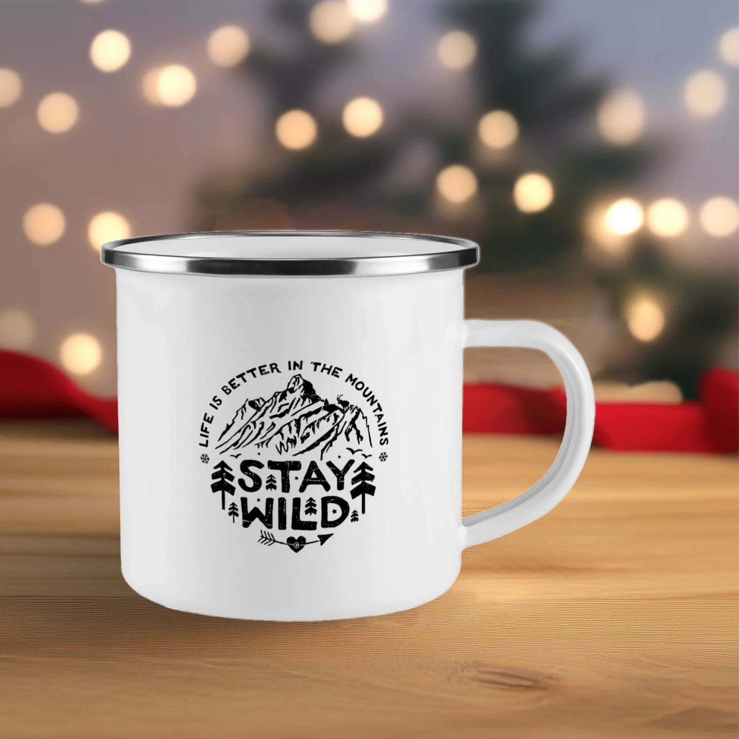 "Stay Wild" Mountain Adventure Coffee Mug Collection