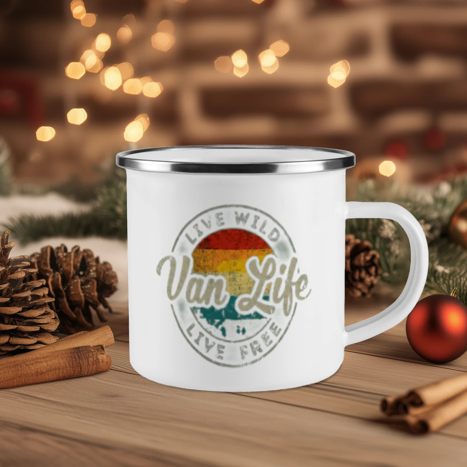 "Van Life - Live Wild Live Free" Adventure Mug Collection