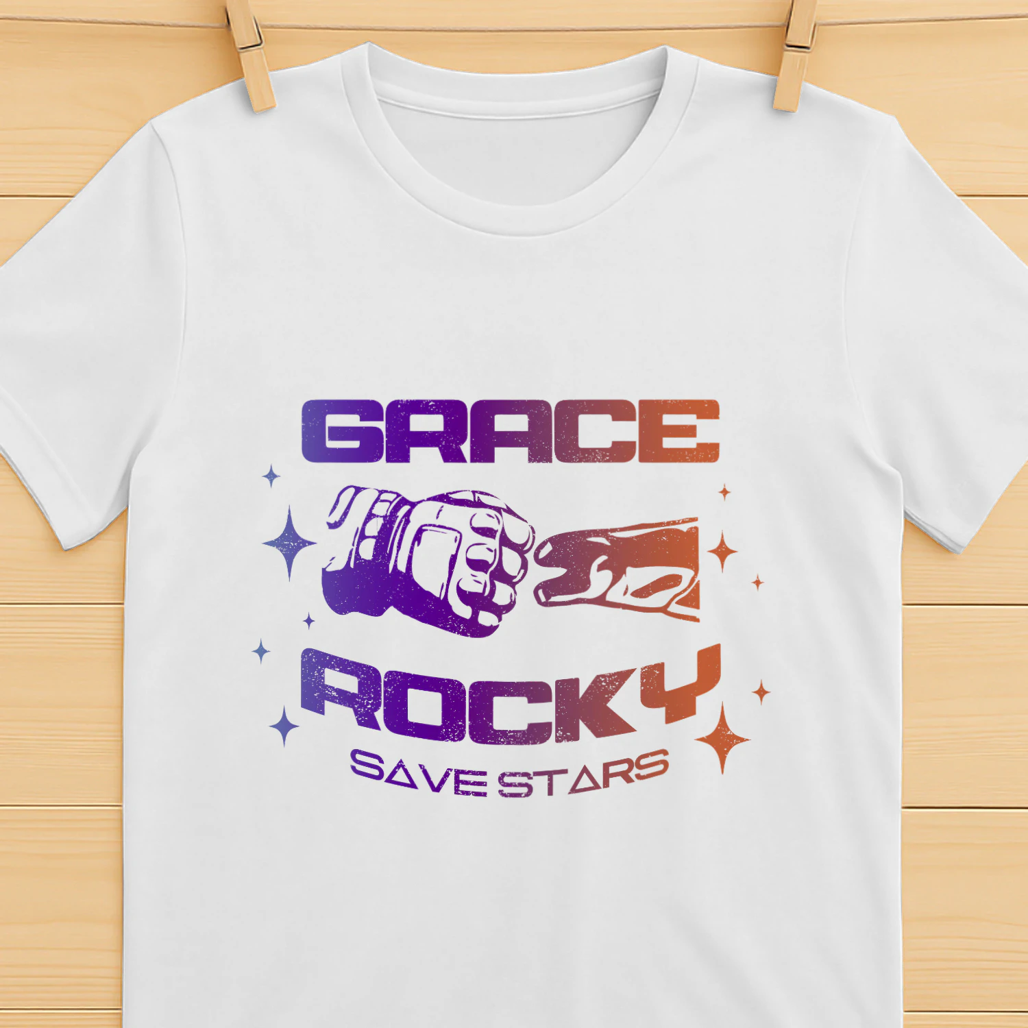 Grace Rocky Save Stars T-shirt