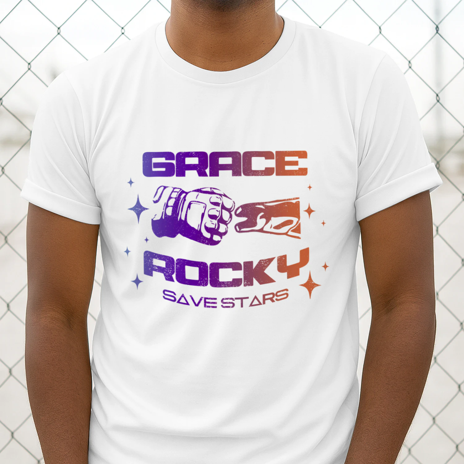 Grace Rocky Save Stars T-shirt