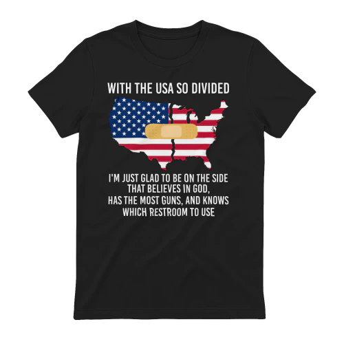 With The Usa So Divided I'm Just Glad On The Side
