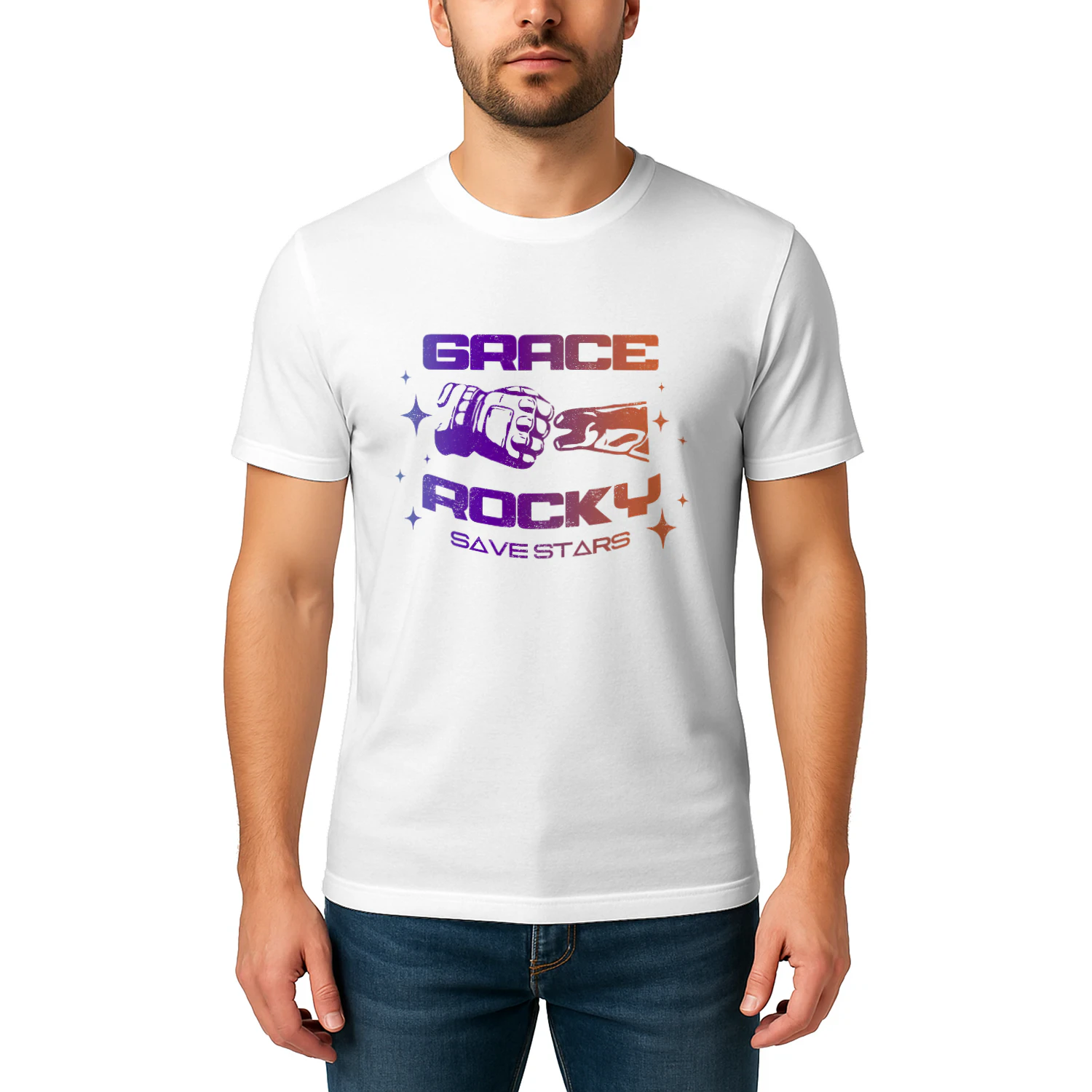 Grace Rocky Save Stars T-shirt