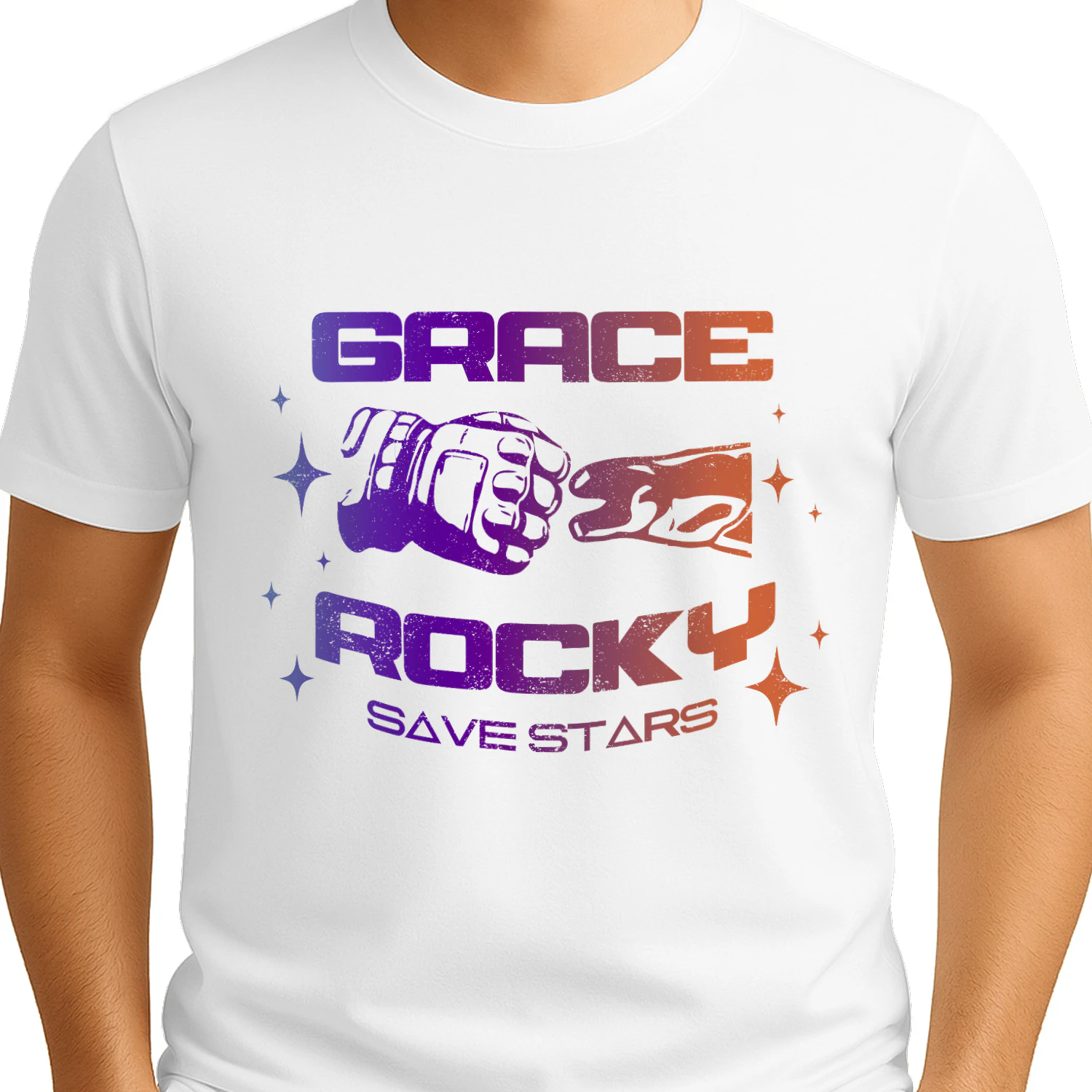 Grace Rocky Save Stars T-shirt