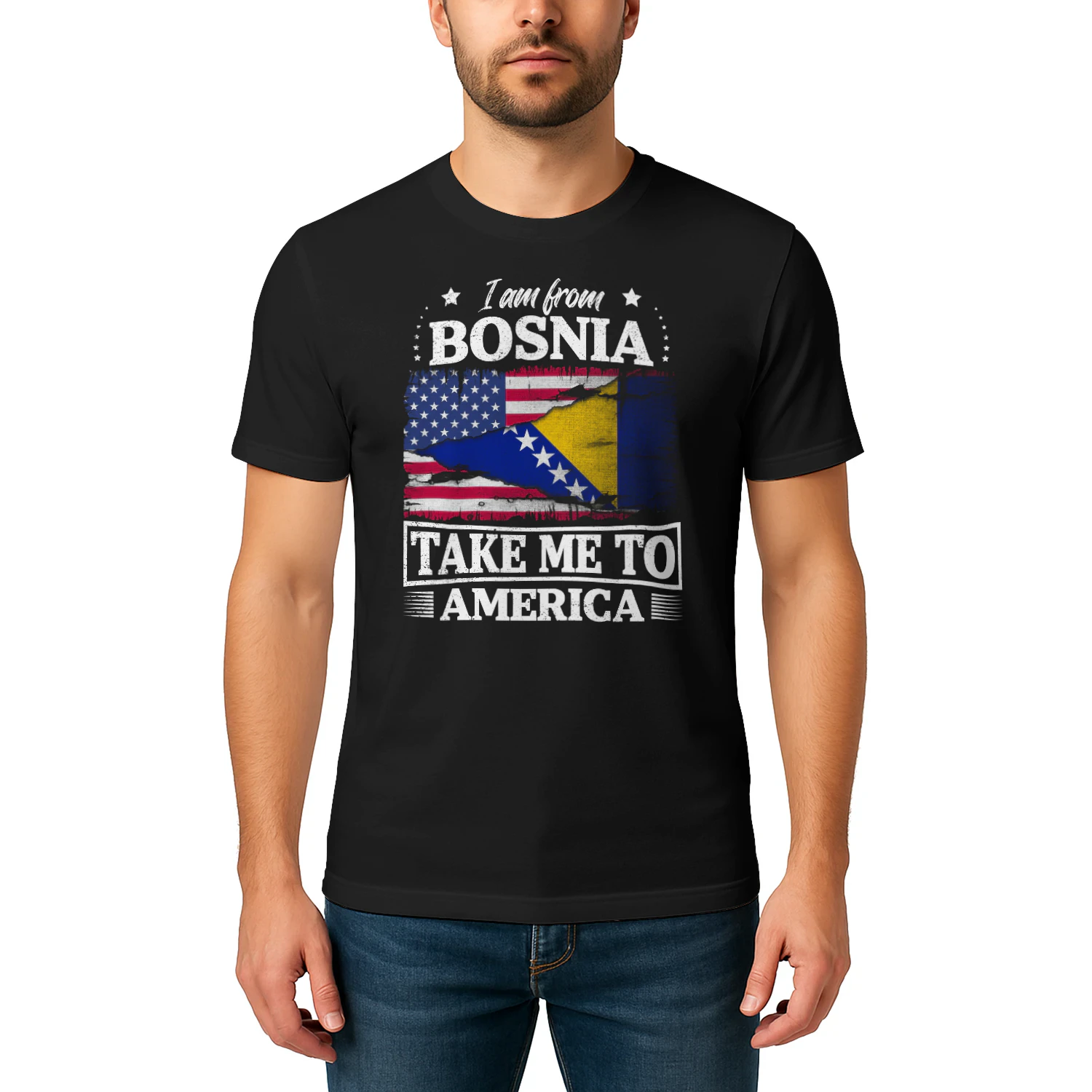 I am from Bosnia Take me to America