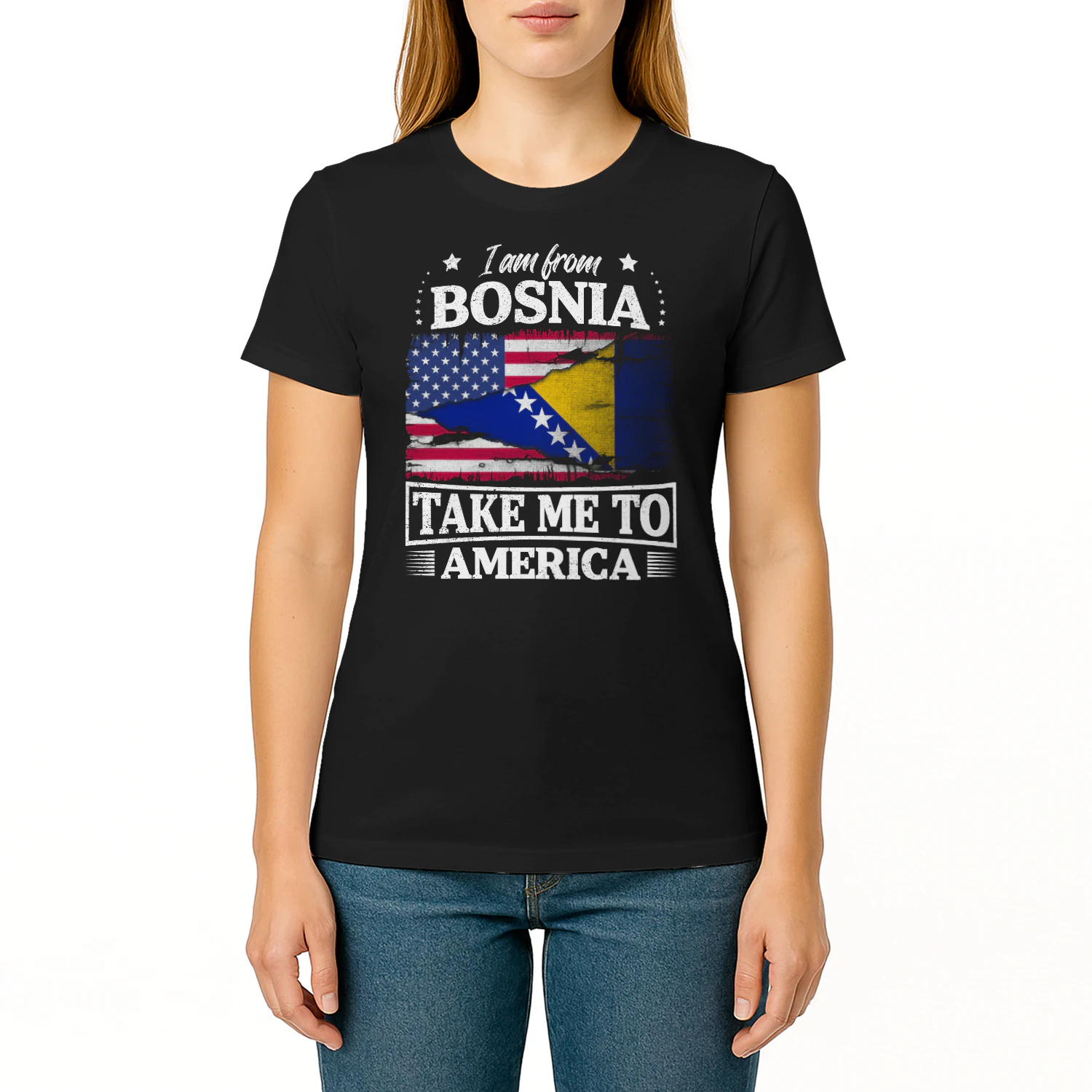 I am from Bosnia Take me to America