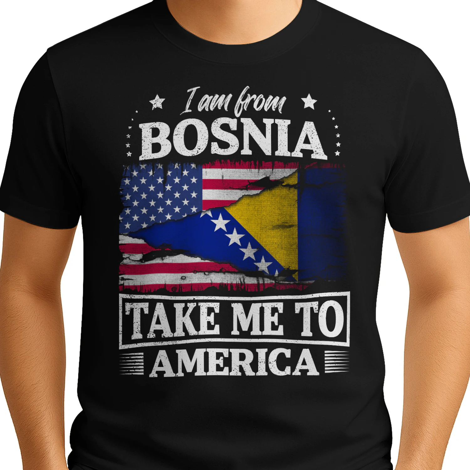 I am from Bosnia Take me to America