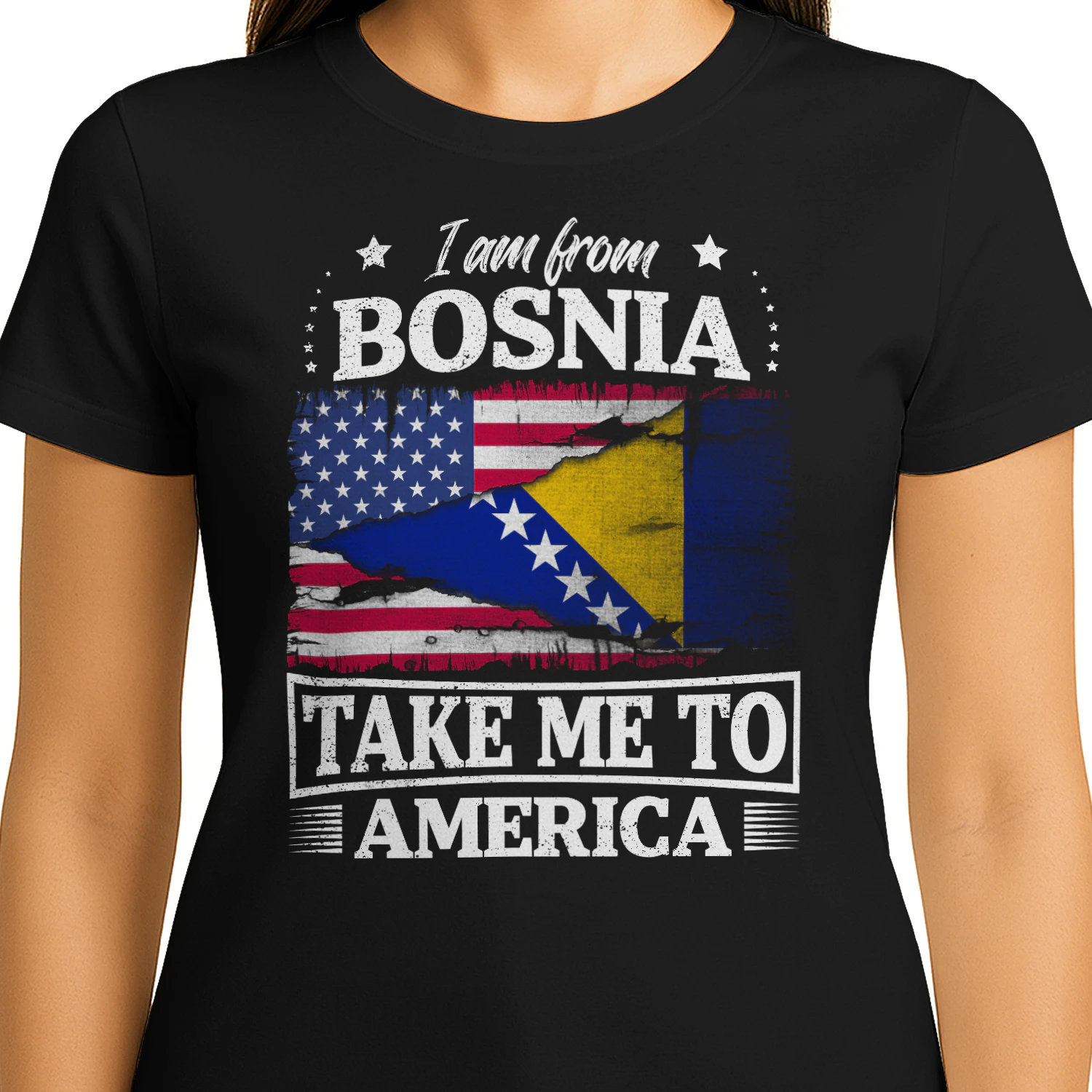 I am from Bosnia Take me to America