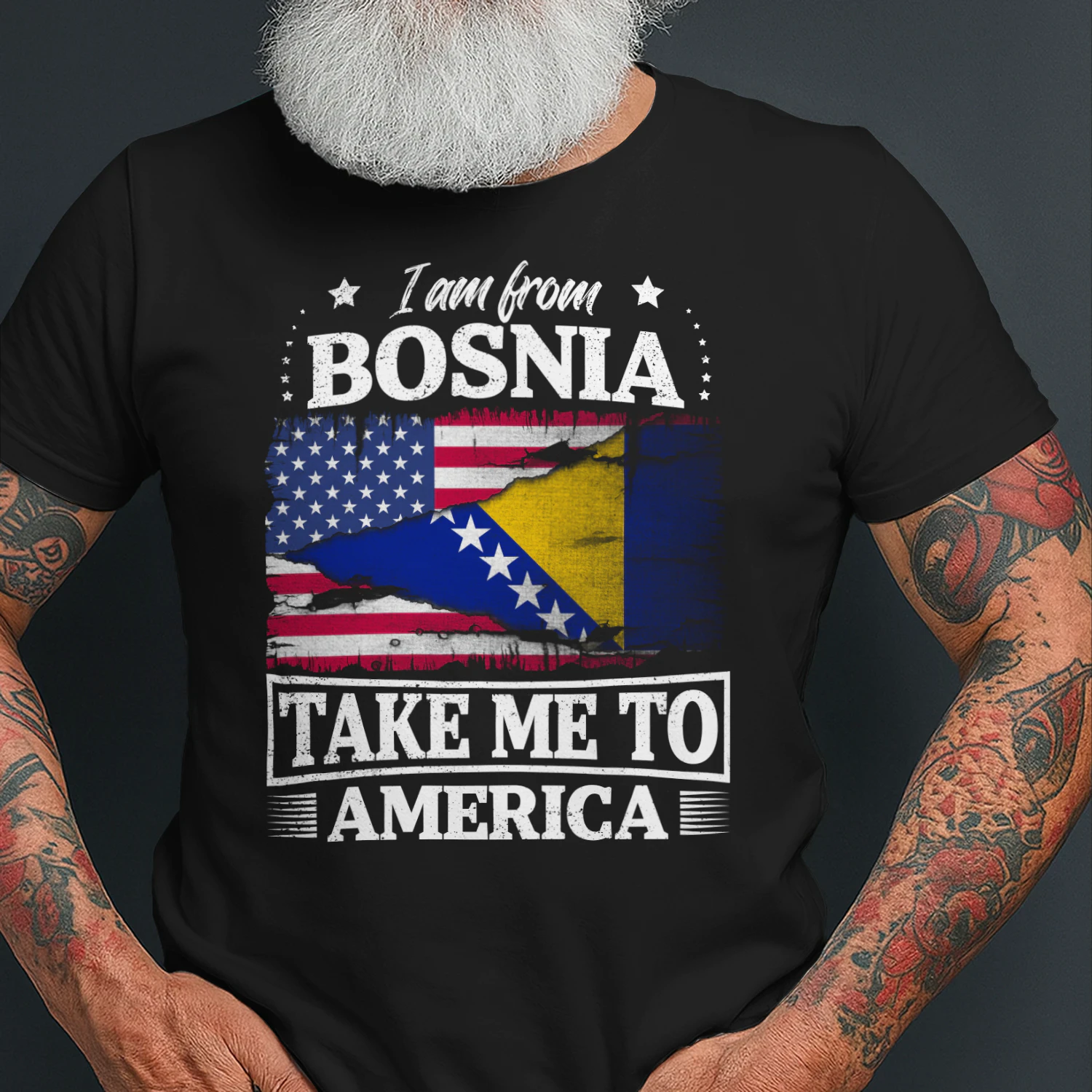 I am from Bosnia Take me to America